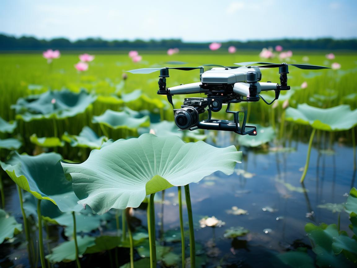 无人机助力莲藕数据精准剖析