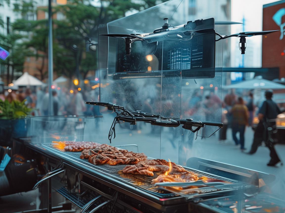 无人机助力烧烤摊数据洞察