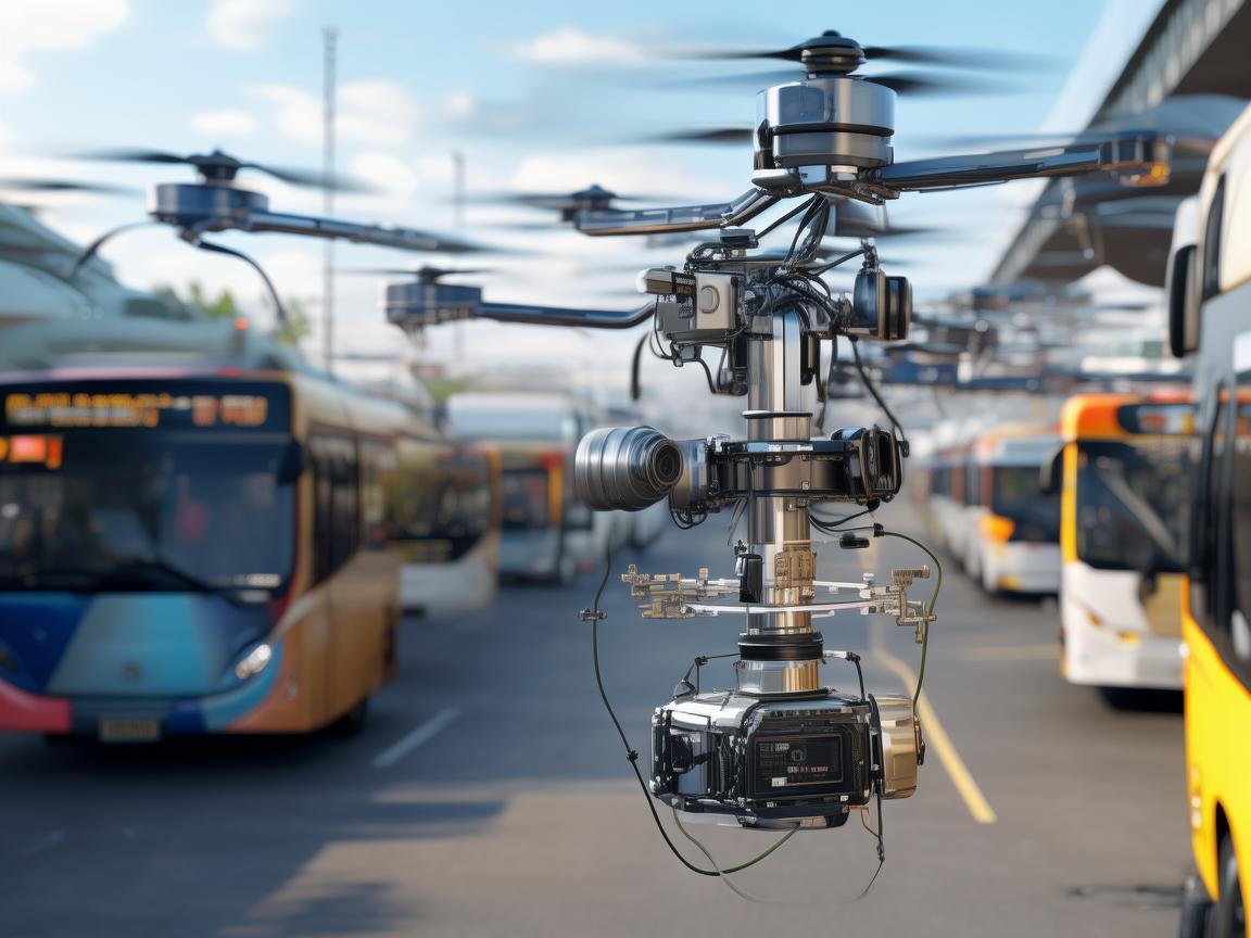 无人机助力公交停车场数据处理