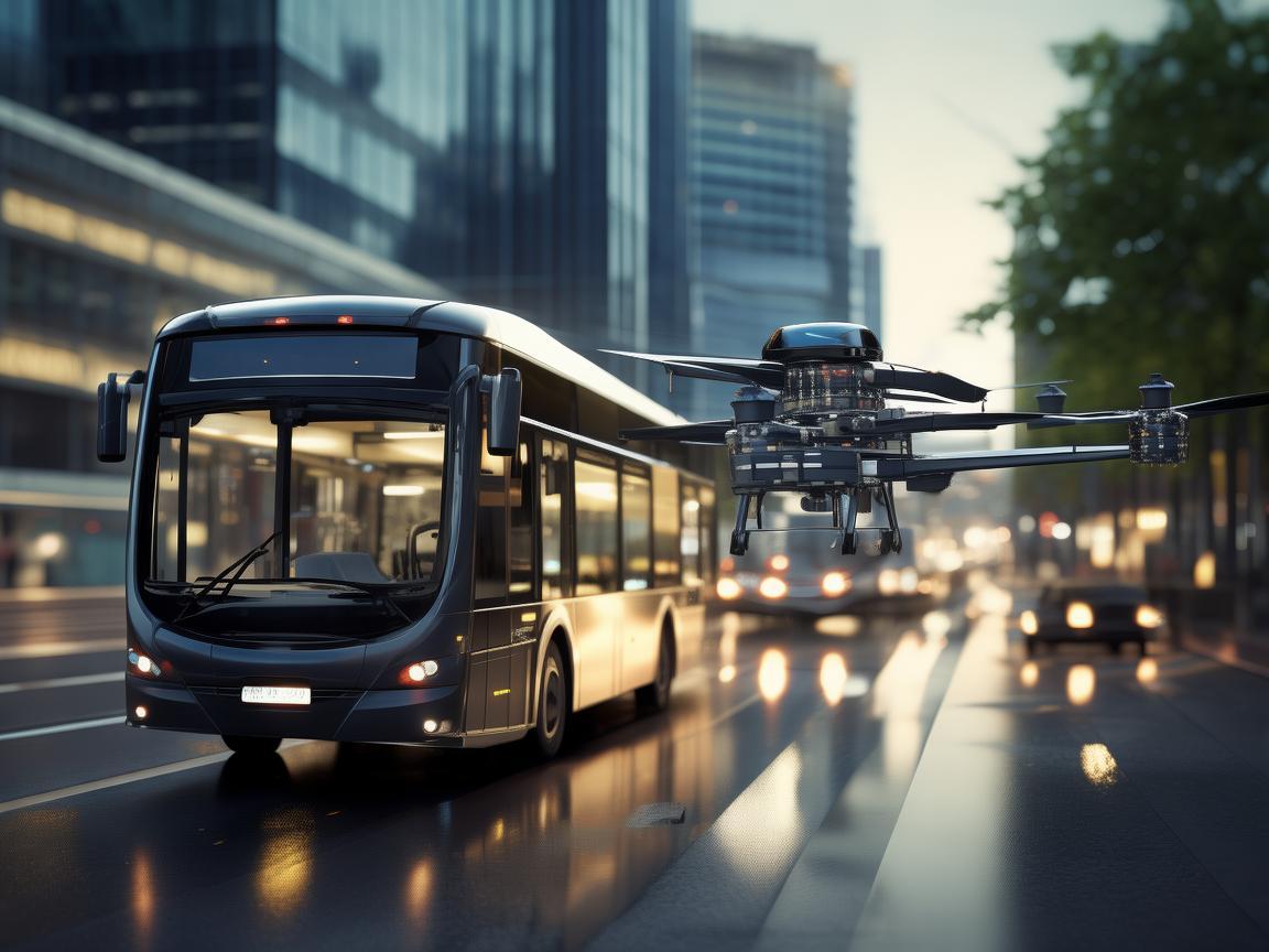 无人机助力公共汽车数据处理