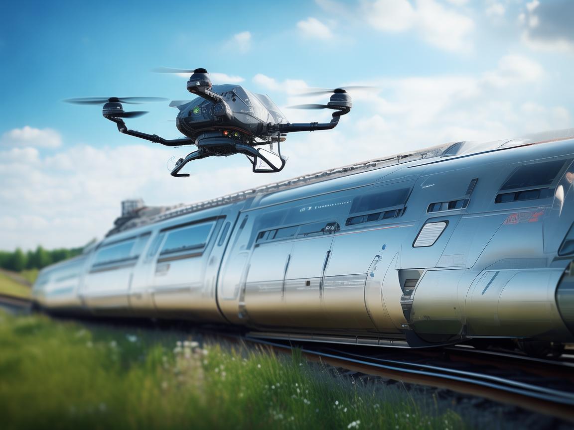 无人机助力挂车列车数据处理