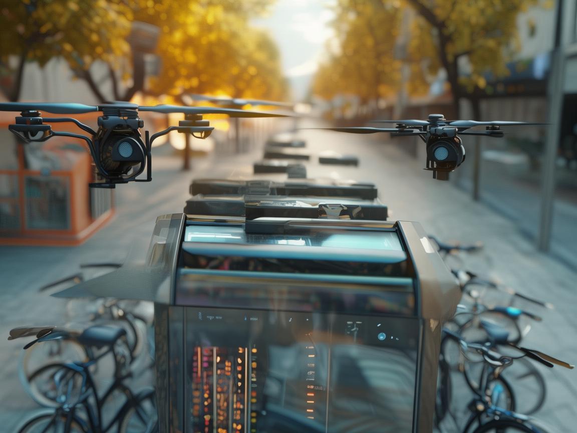 无人机助力自行车租赁点数据洞察