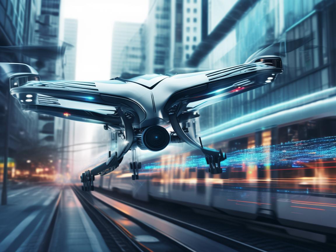 无人机助力轻轨列车数据处理