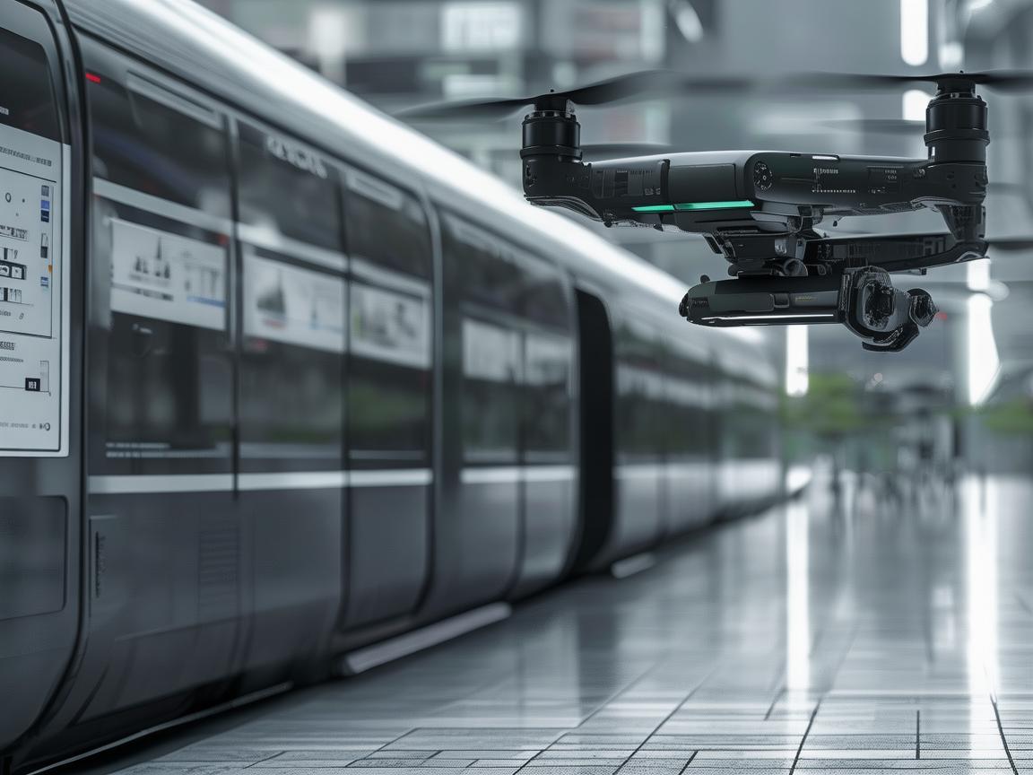 无人机助力无轨电车充电站数据处理